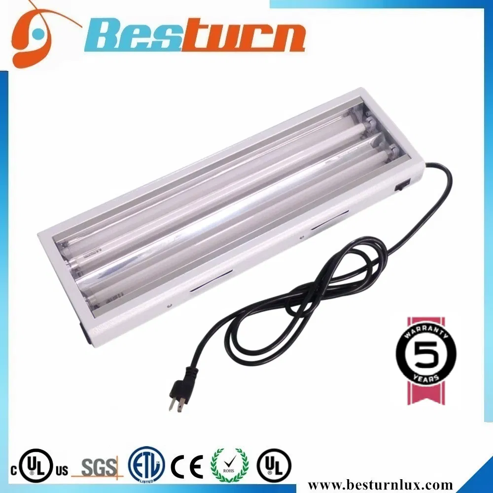 Hydroponics System 2FT 60cm 4 Tubes LED Grow Light, Vertical Farming LED Grow Light for Plant