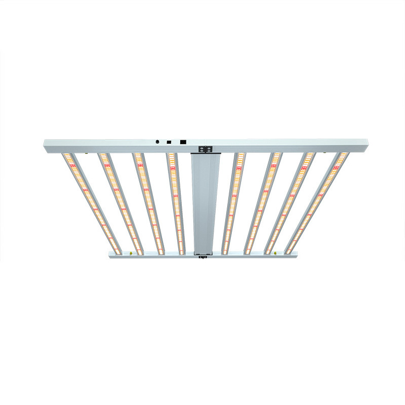 480W Foldable 6-Bar LED Grow Light Aluminum Body IP65 for Greenhouse Vegetable &amp; Bloom Application 1000W Power