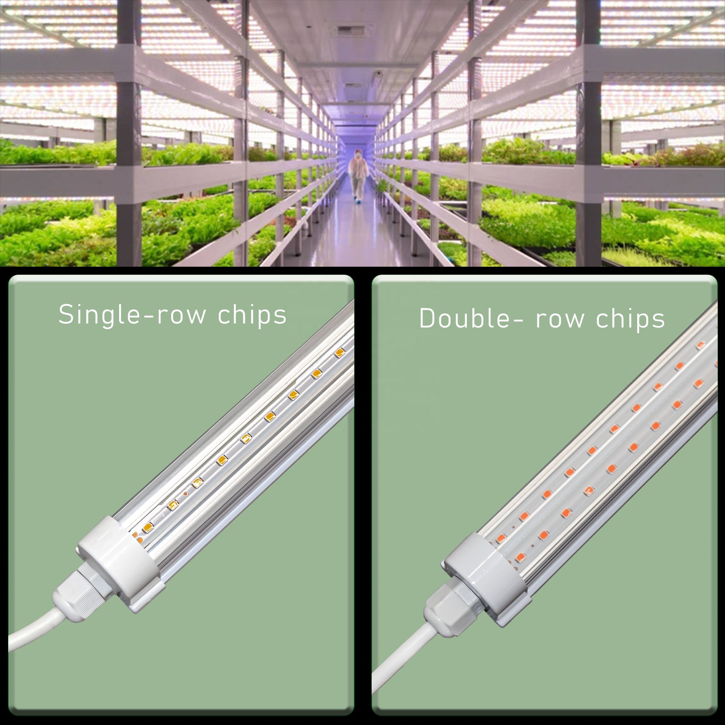 Plant Supplementary Light Hydroponics Full Spectrum Linkable Aluminum Profiles LED Grow Light