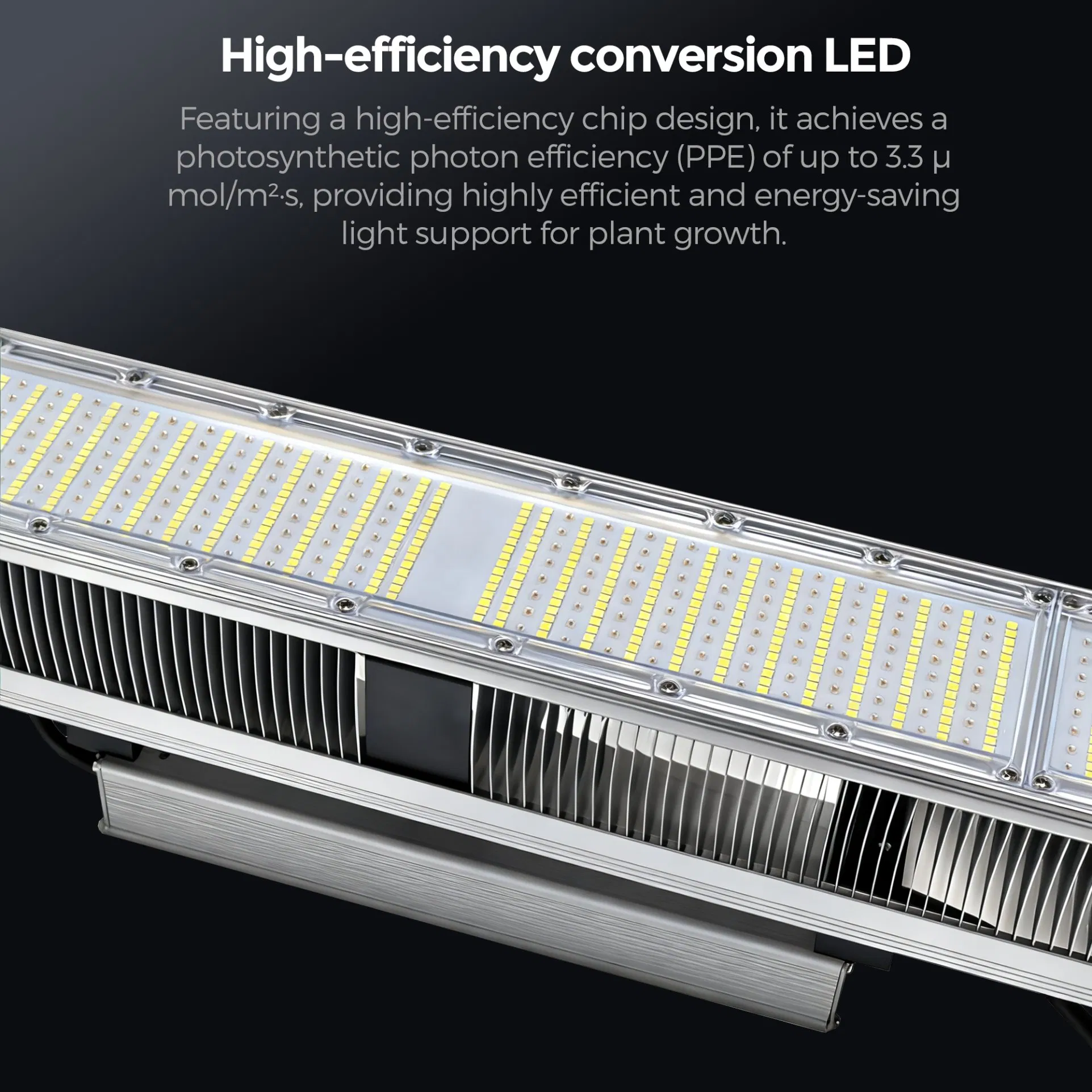 Commercial LED Grow Light Bar for Vertical Farming, Multi-Layer Racks &amp; Low-Light Compensation, Full Spectrum with 660nm &amp; 730nm