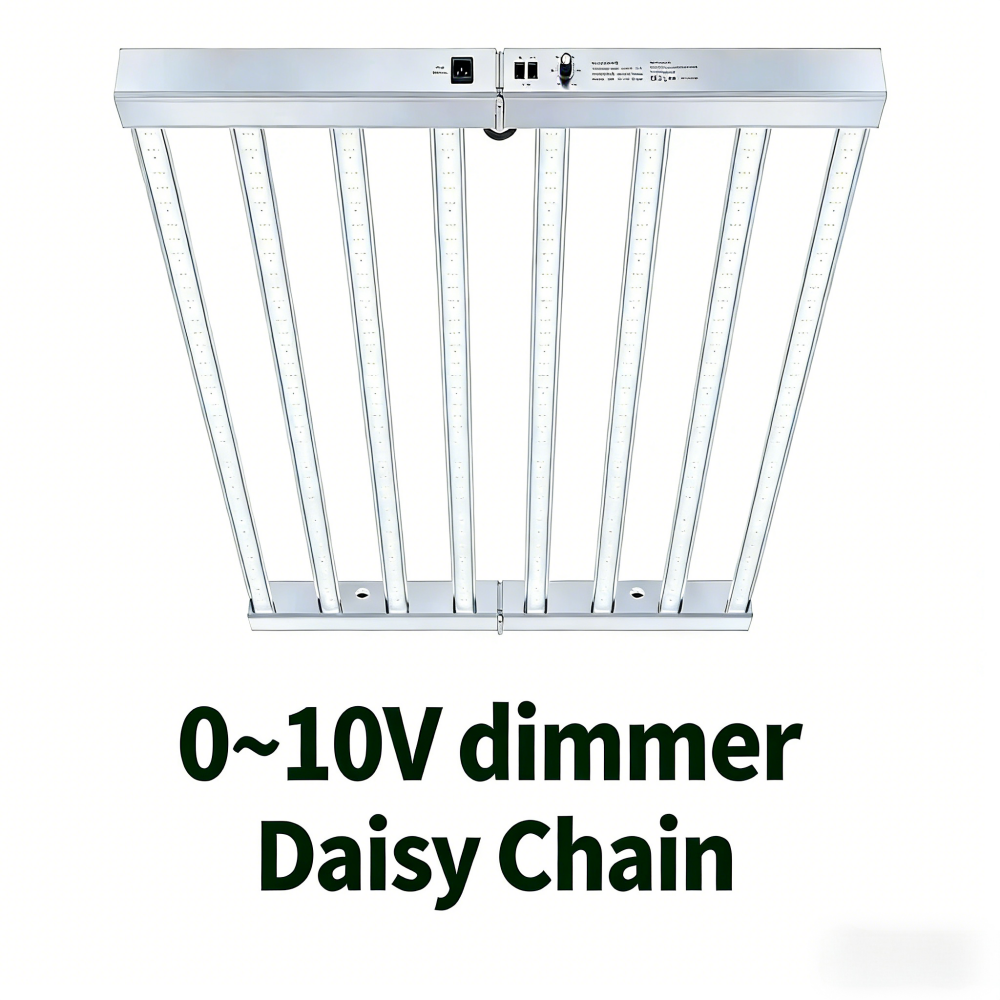 Dimmable 720W IP65 Bloom LED Grow Light Foldable Sanan Full Spectrum PC Cover Supplemental Lighting for EU US Market
