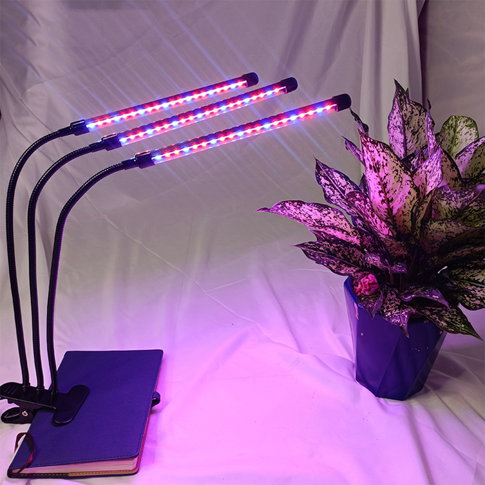 Euro Fresh Professional Lighting 4 Head LED Grow Light Full Spectrum Phytolamp Indoor Growth Lamp For Plants