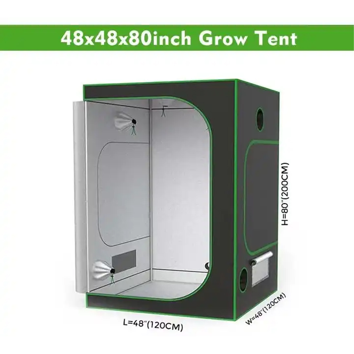 OEM High Quality 120x120x200cm Hydroponics System Fan &amp; Filter 600W LED Grow Light Kit Aluminum Bloom for Grow Tent