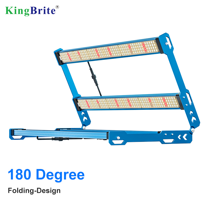 KingBrite P55 320W Samsung LM301H EVO+Osr (660nm+730nm) Grow Bar LED Grow Lamp Light for 3x3ft/90x90cm / 1x1m Tent