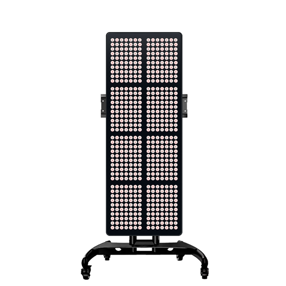 SUNGLOR SG-AL-2400 Professional 5-Band Red Light Therapy Panel 560 LEDs 660nm 850nm NIR Aluminum Light With Timer &amp; Pulse