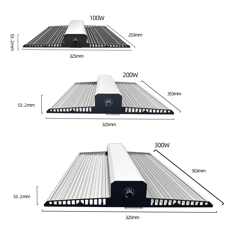 ANDY Samsung LM301H EVO LM281B 100W 200W 300W Full Spectrum Quantum Board Plant Grow Light Panels with Daisy Chain Dimmable