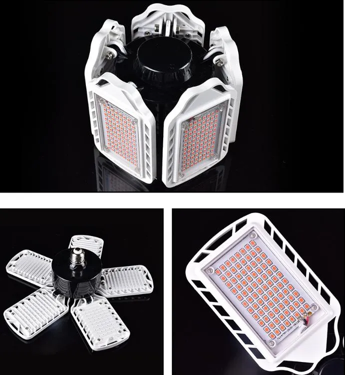 Foldable Fan Blade Full Spectrum LED Grow Light Detailed Photo 2