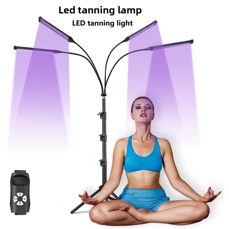 LED Plant Grow Light Clip Timer Full-Spectrum Sunlight Succulent Flower Herb Seedling Supplemental Lighting Lamp USB Interface