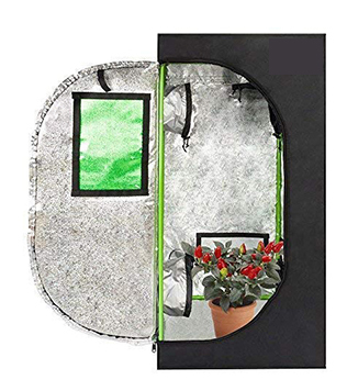 Sanyiba Growing Tent Complete Kit Grow Box Set 4x4 Grow Tent Full Kit Indoor Plant Lamp Full Spectrum Led Grow Light 720W