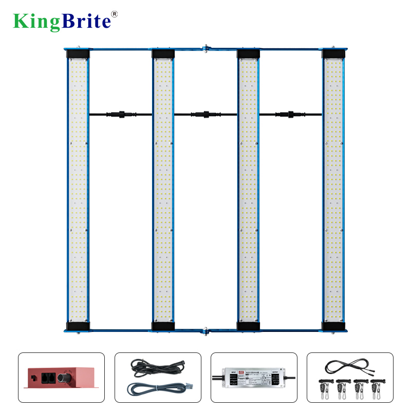 KingBrite P55 320W Samsung LM301H EVO+Osr (660nm+730nm) Grow Bar LED Grow Lamp Light for 3x3ft/90x90cm / 1x1m Tent