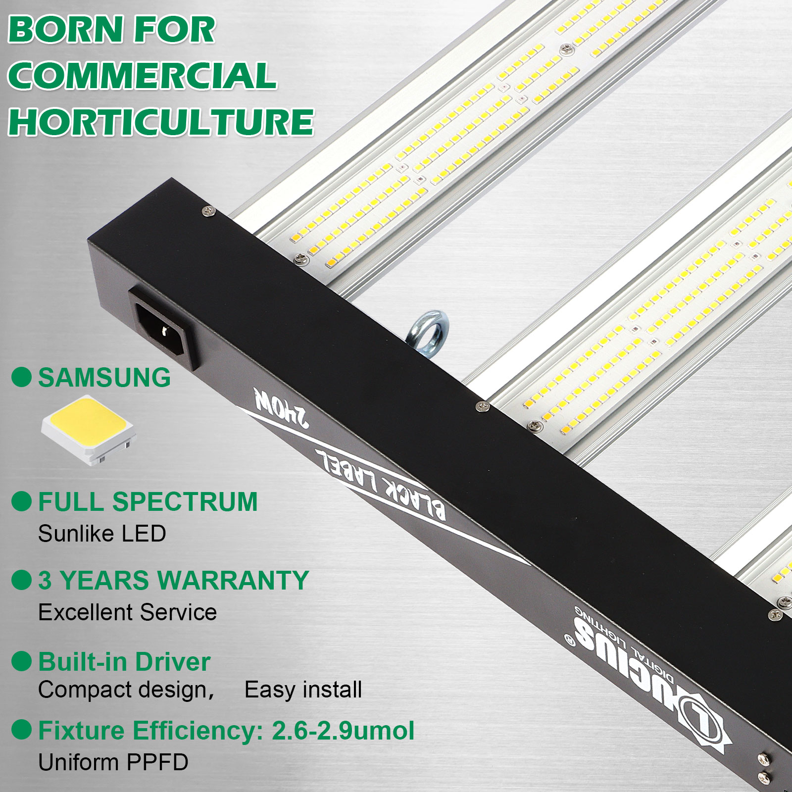 Grow Light Led Indoor Plants 240W Grow Light Bar for 2 X 2 ft 80*80CM Tent