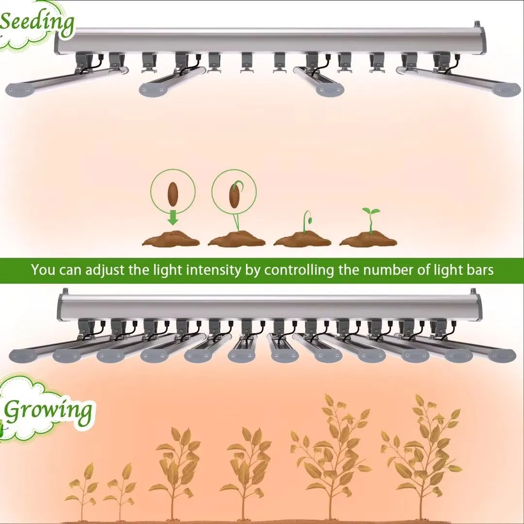 1000W 4X4FT CO2 Samsung Lm301h Planting Vertical Farming Full Spectrum Bar LED Grow Light