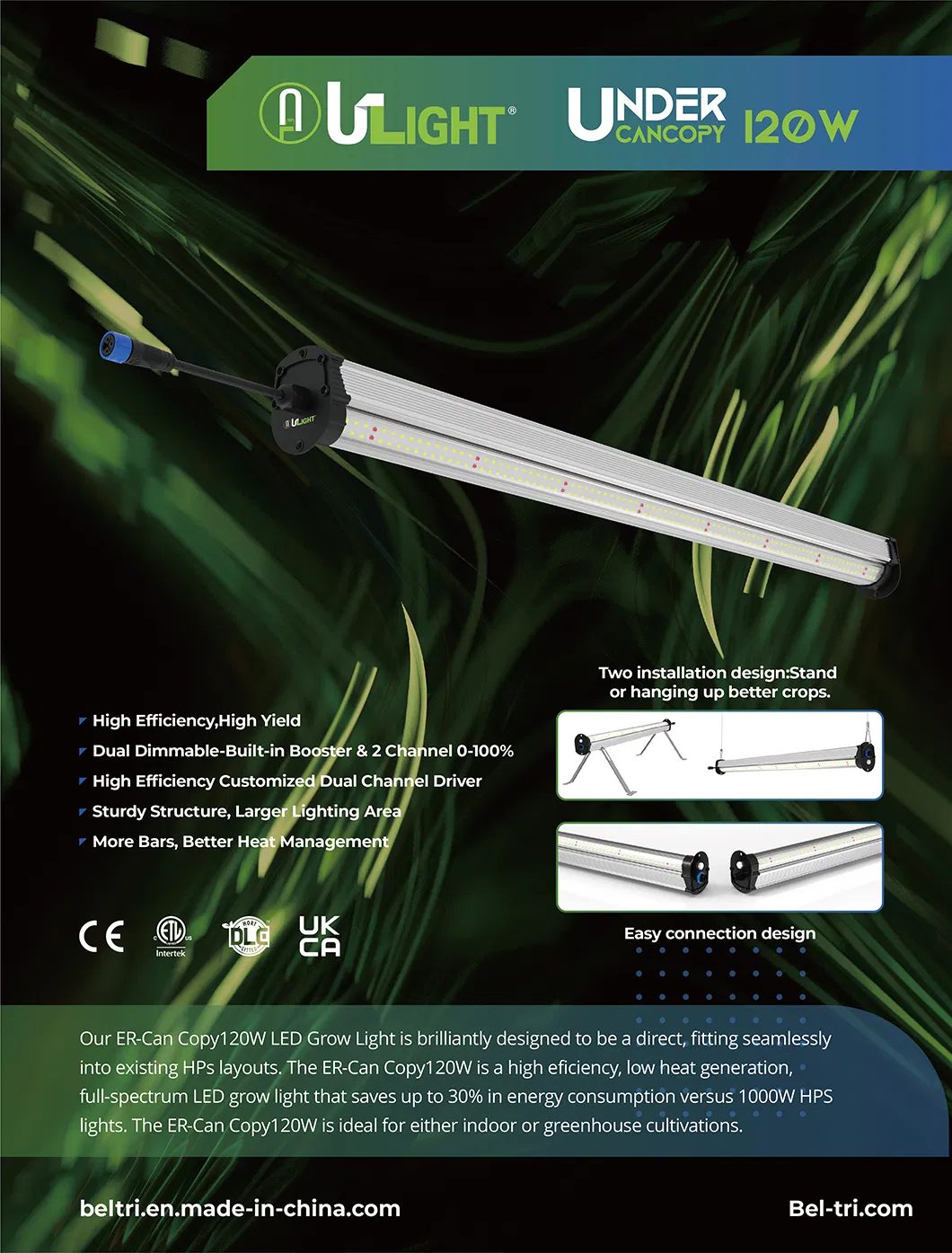 Grow Light Hydroponic Growing System