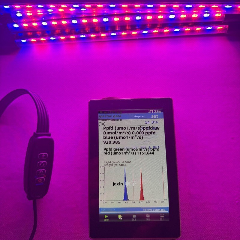 LED Plant Grow Light Clip Timer Full-Spectrum Sunlight Succulent Flower Herb Seedling Supplemental Lighting Lamp USB Interface