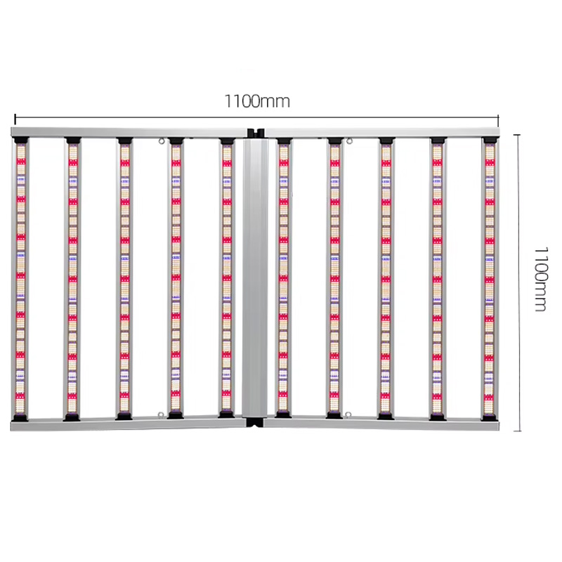 Two Channels Dimmable Full Spectrum UV IR Grow Light Strip LED Growing Lights for Indoor with Lm301b Lm301h LM281b