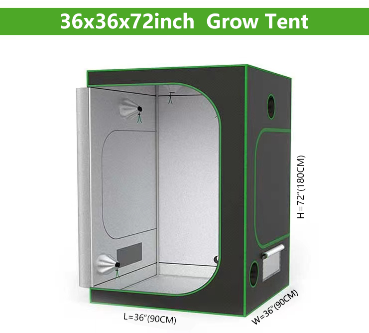 Factory Wholesale Price Kit De Carpa Cultivo 600d 1680d Hydroponic Greenhouse Kit Grow Systems Grow Tent For Indoor Growing