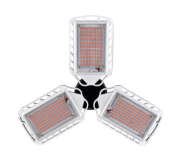 Ratio Customized 300-730nm Greenhouse Hydroponic Red Blue 5 Fan Foldable Fan Blade Full Spectrum LED Grow Light