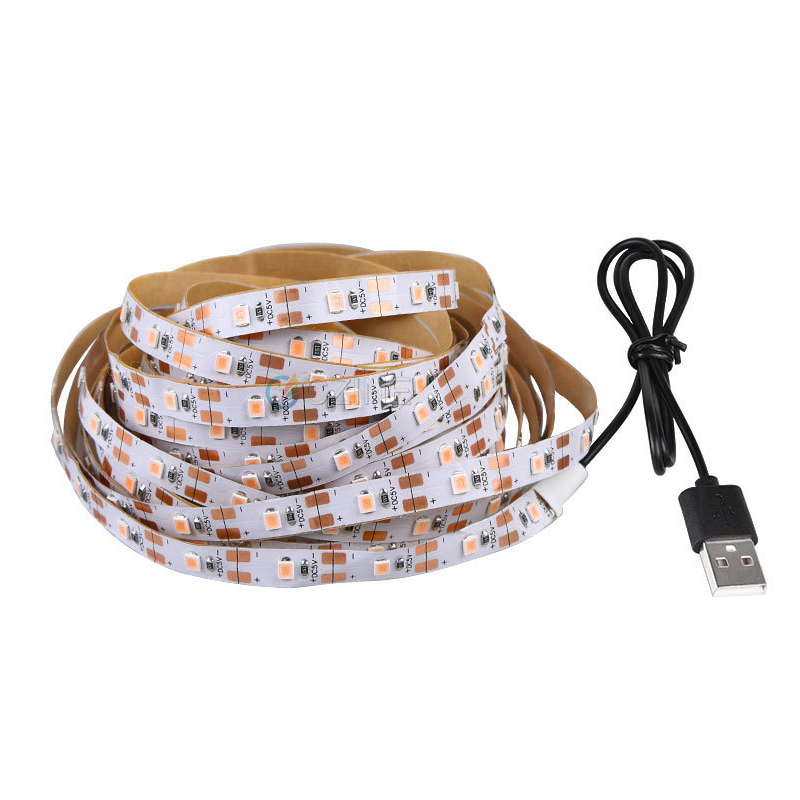 Usb 5v Led Grow Light Full Spectrum Led Strip Waterproof 2835 Chip Led Phyto Lamp Pink Led Tape Plant Grow Growth Lights