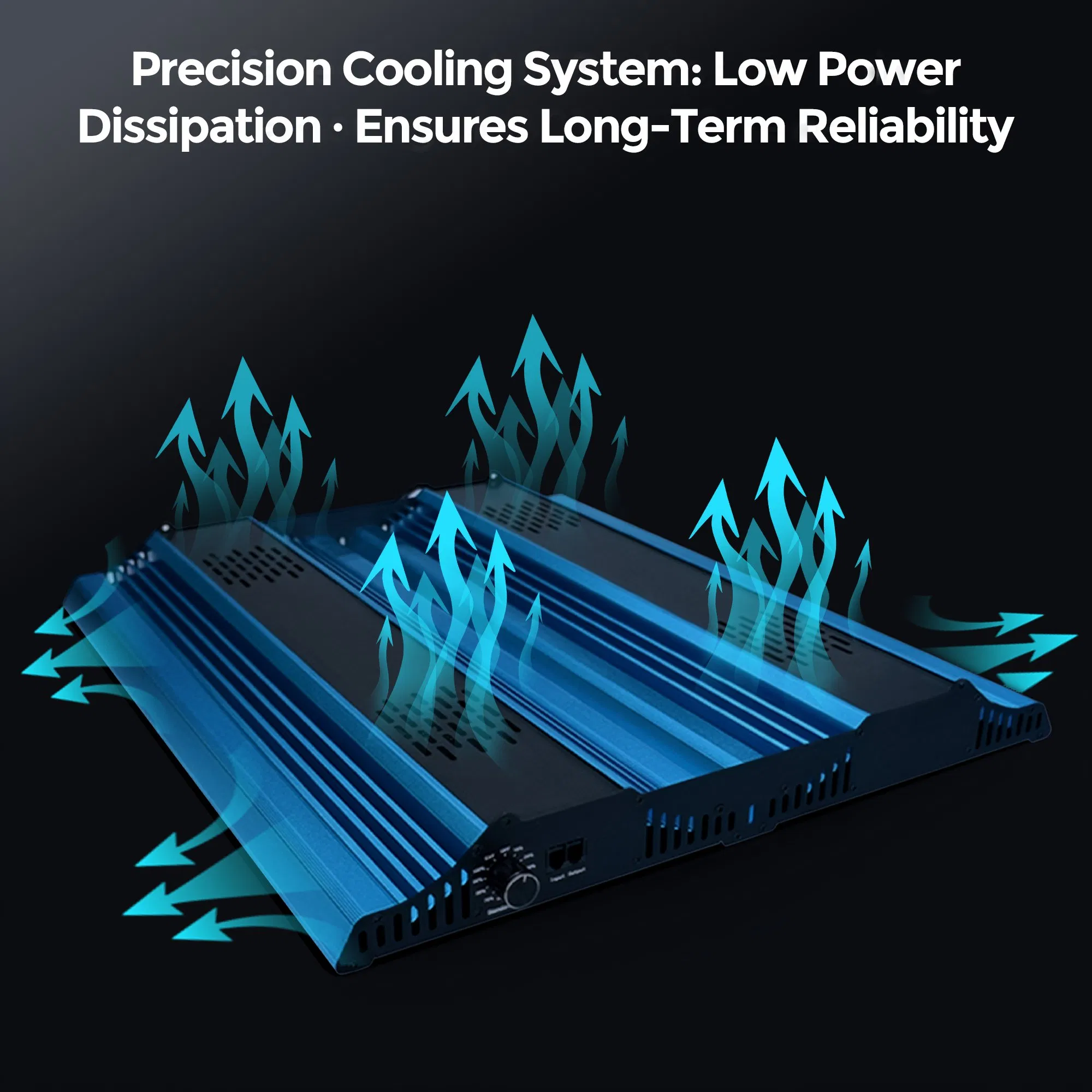 100W Air-Cooling Aluminum Housing Full Spectrum LED Plant Grow Light for Hydroponics Vertical Farming