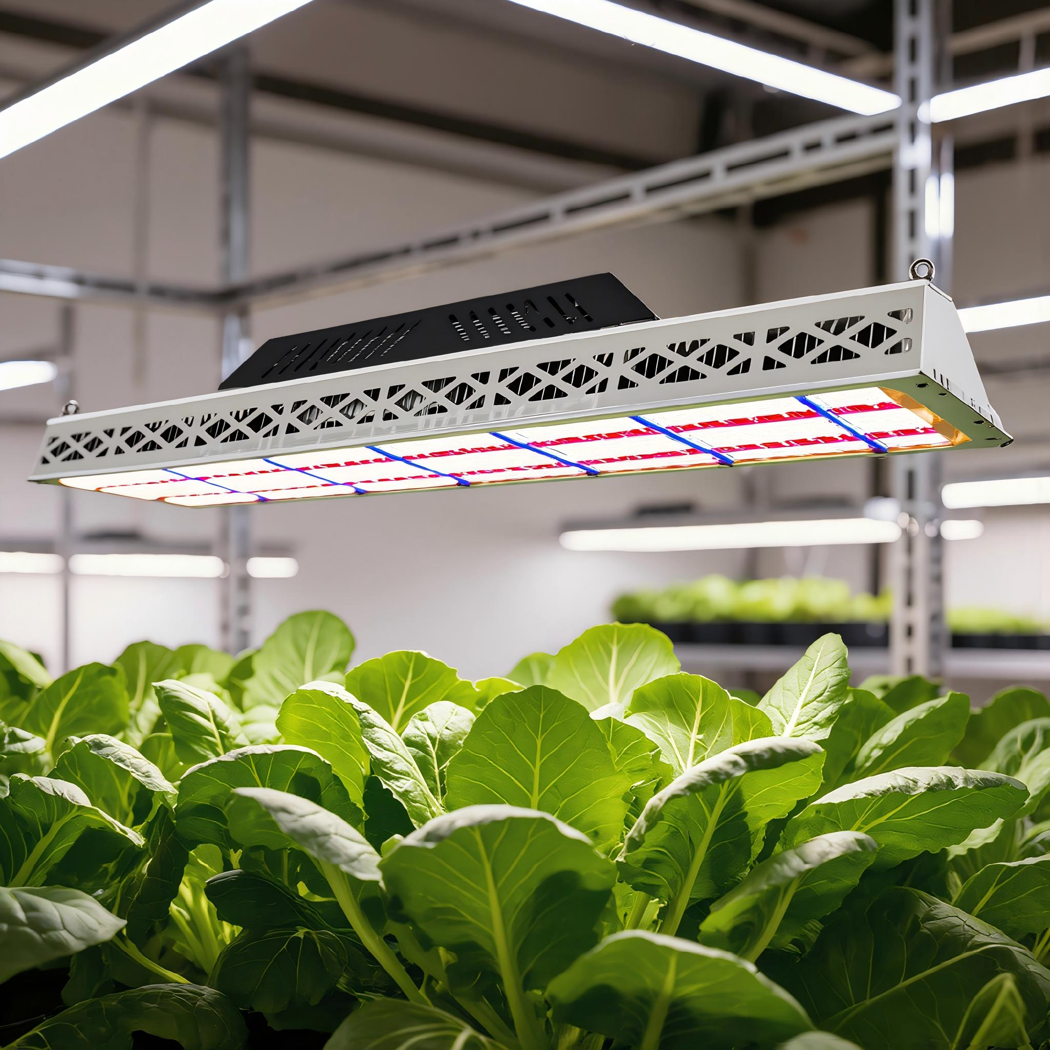 600W Modern Full Spectrum Aluminum Alloy Dimmable Plant Light Vegetable Greenhouse Warming Strip Growth Supplemental Light
