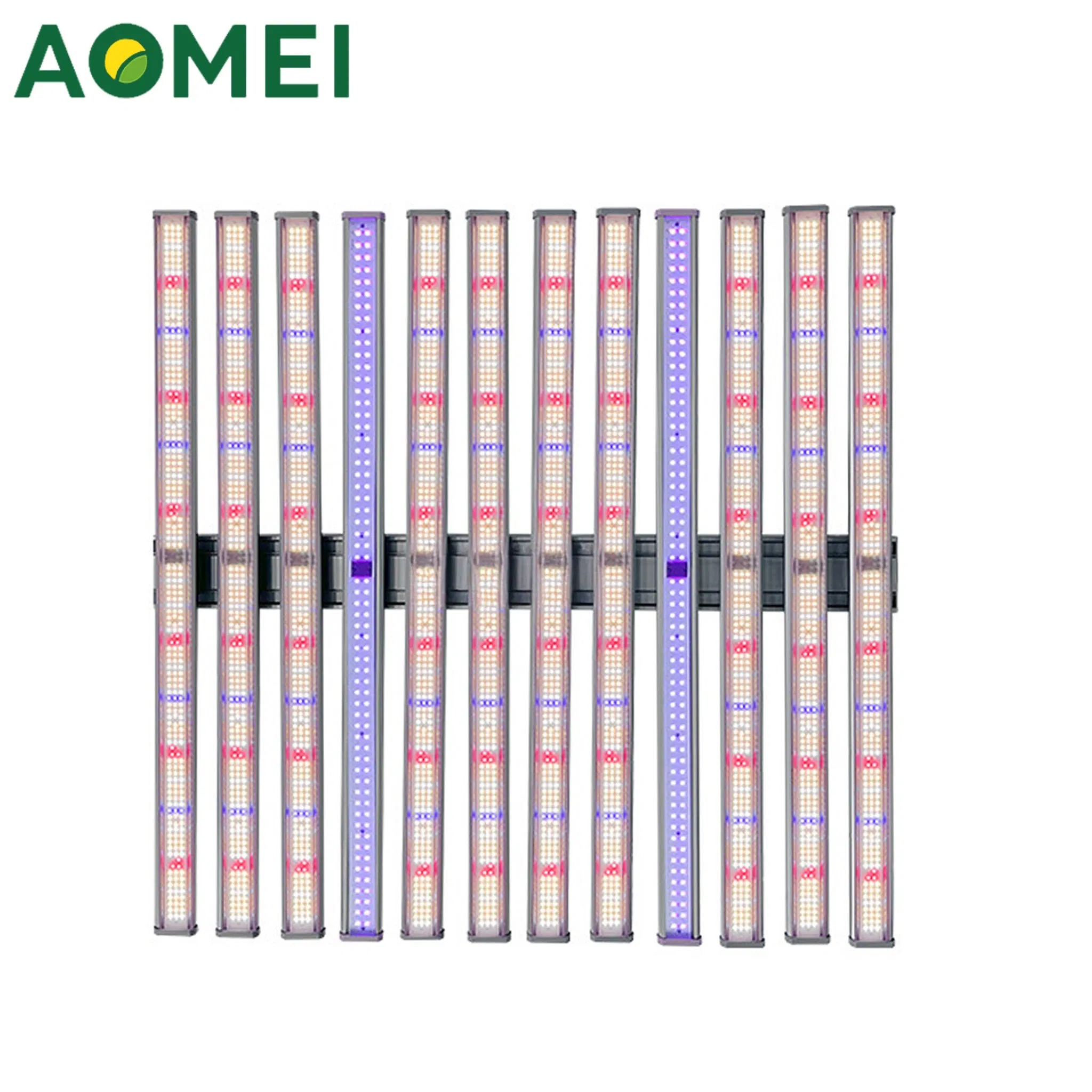Commercial Grade 1300W Detachable LED Grow Light, RJ45 Series Connection, Full Spectrum for Vertical Farming