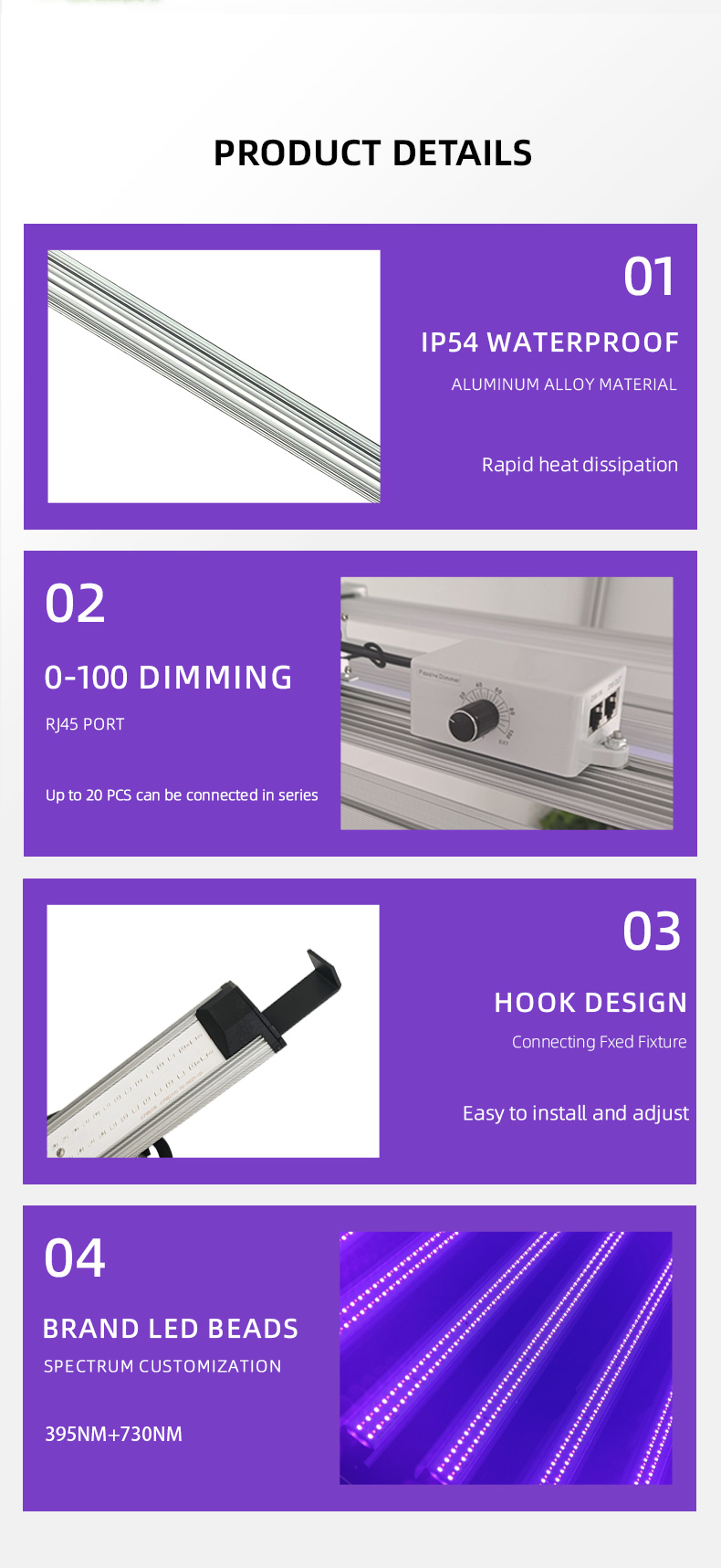 Grow Light Bar Product Image 2