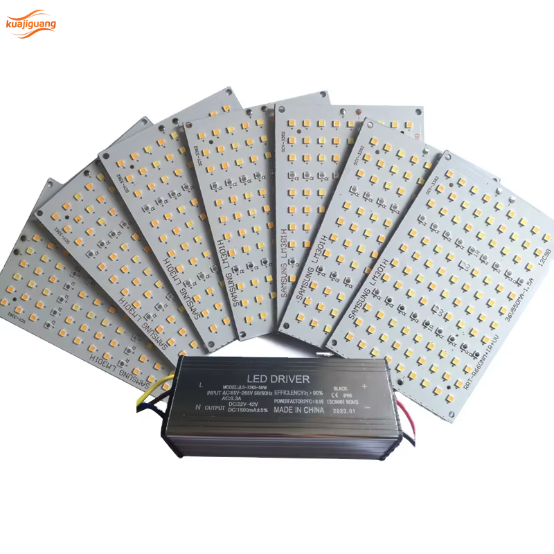 50w 108 Leds Mini Quantum Panel with Samsung Lm301h Diodes UV IR Full Spectrum LED Grow Light PCB Board