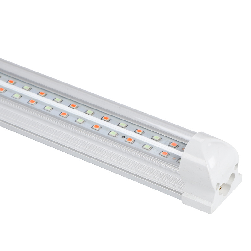 Full-spectrum T8 and T20 Tubes for Hydroponic Plant Cultivation and Growth Along with Red and Blue Light Supplementary Lighting