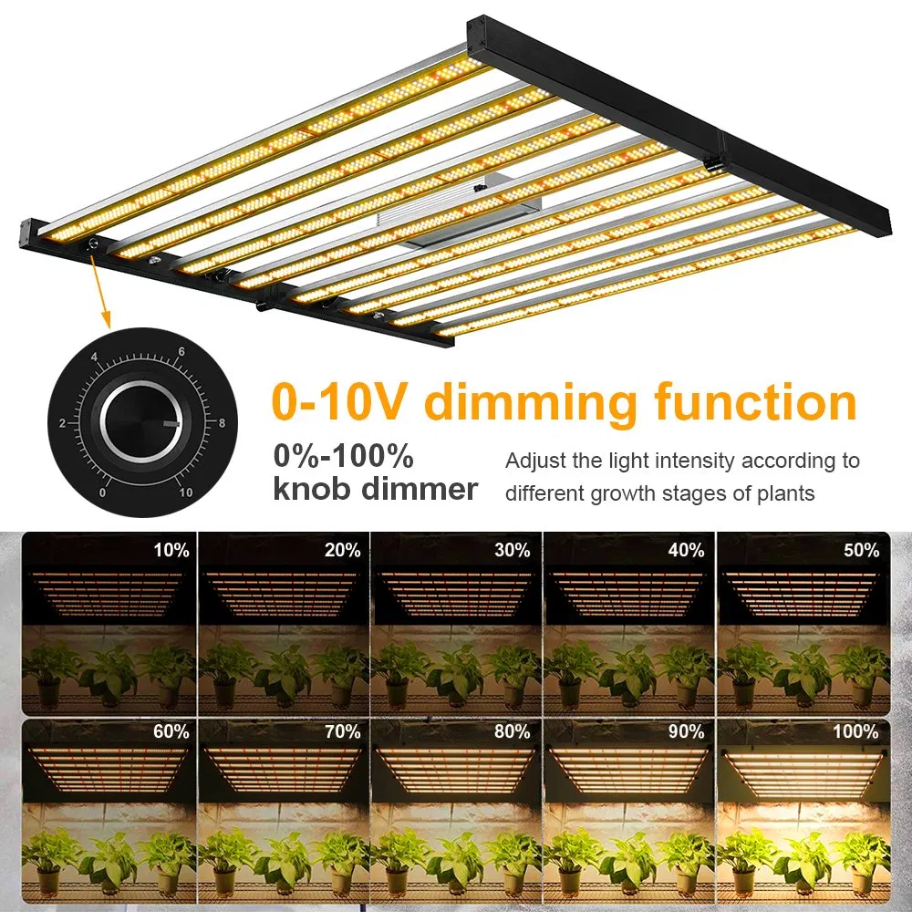 Full Spectrum Foldable 400W 600W 800W 1000W 300 Watt 6500K Spider LED Grow Lights