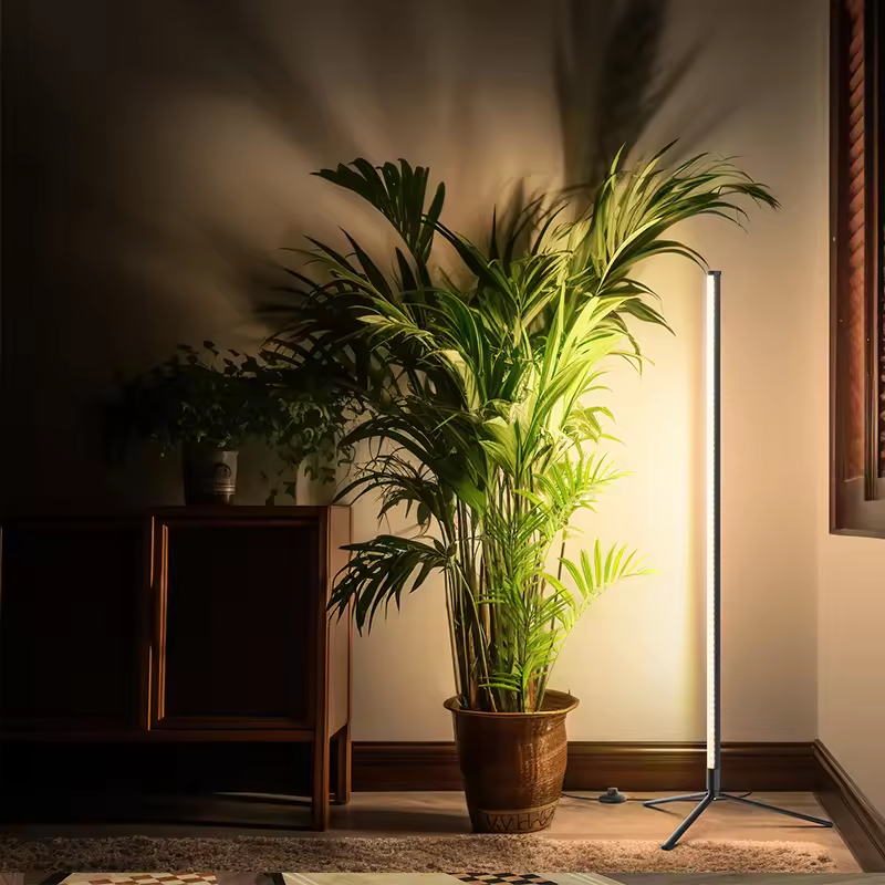 2024 New Standing Growth LED Light Full Spectrum Dimmable Brightness Tube Floor LED Lamp Indoor Plant Growth All
