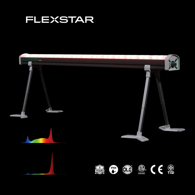 Good Review Under Canopy Inter-Row Grow Light Bar 120W R5 Full Spectrum for Indoor Plants Supplemental Light