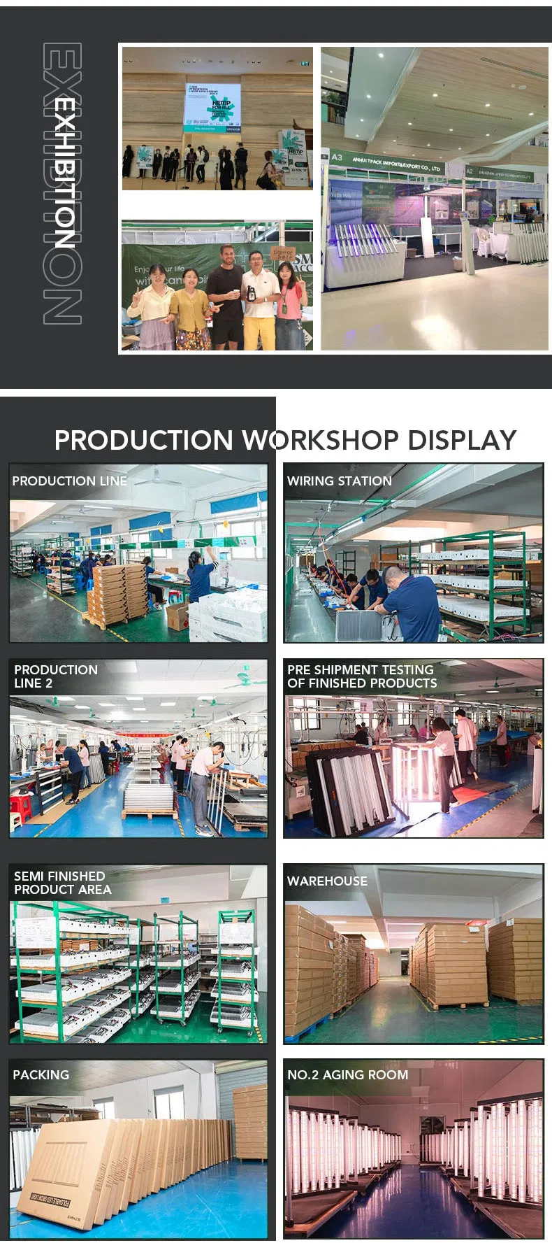 Production workshop display