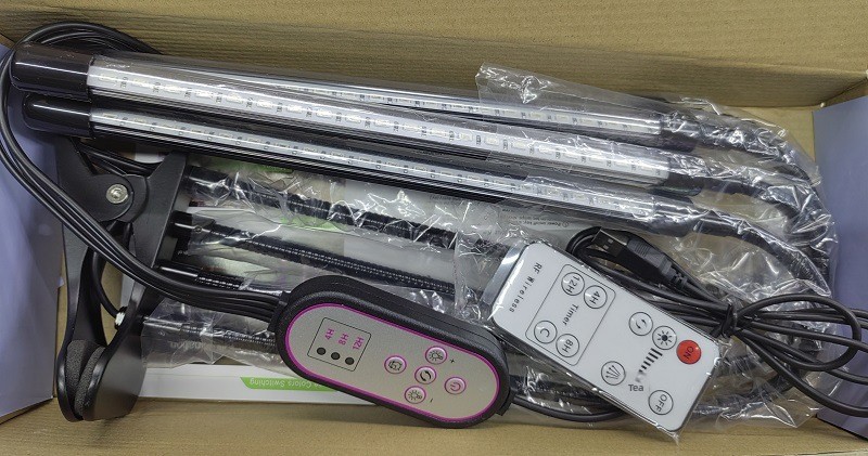 LED Plant Grow Light Clip Timer Full-Spectrum Sunlight Succulent Flower Herb Seedling Supplemental Lighting Lamp USB Interface