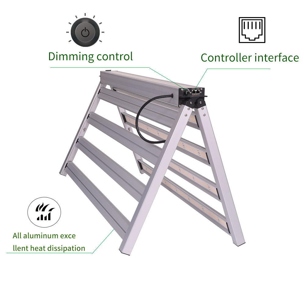 BAVA New Horticulture Indoor Plant Lamp 400W 640W 800W Dimmable 4 6 8 Bars Led Grow Light for Greenhouse Growing Tent Kit