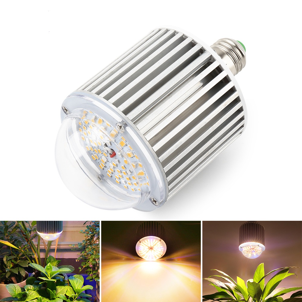 Small Clip Grow Light LED Supplemental Grow Light Bulb Full Spectrum Grow Light for Indoor Potted Plants Flowers Microgreens
