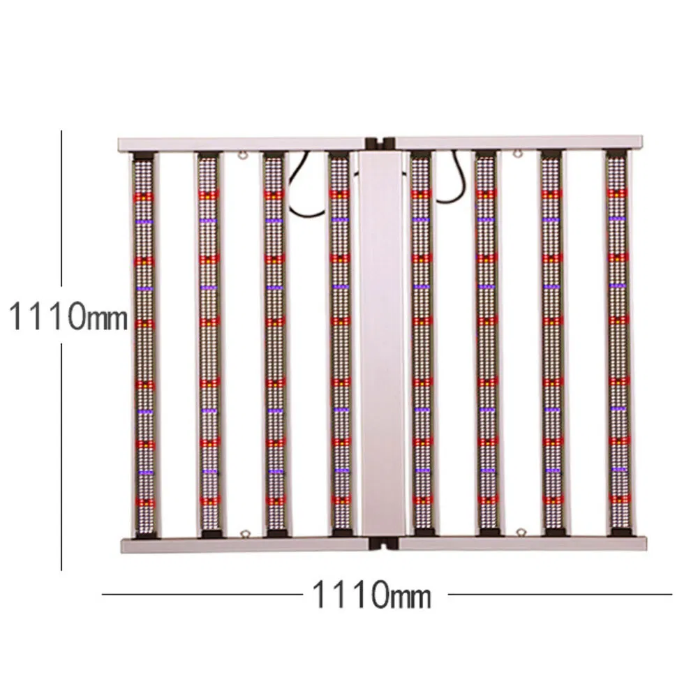 240W 320W Samsung Plant Grow Light Lamp Full Spectrum Lm281b Lm301h UV IR Bar Foldable LED Indoor Hydroponic Horticulture Timer