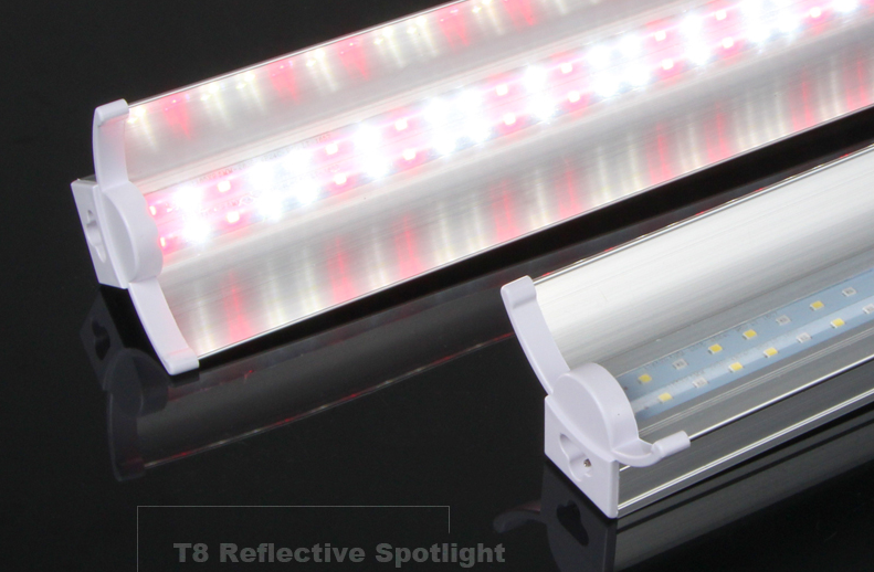 IP65 T8 V Shape Dimmable LED Tube Full Spectrum Waterproof 120cm/60cm Aluminum Body Series Bloom for Indoor Plant Grow Lights
