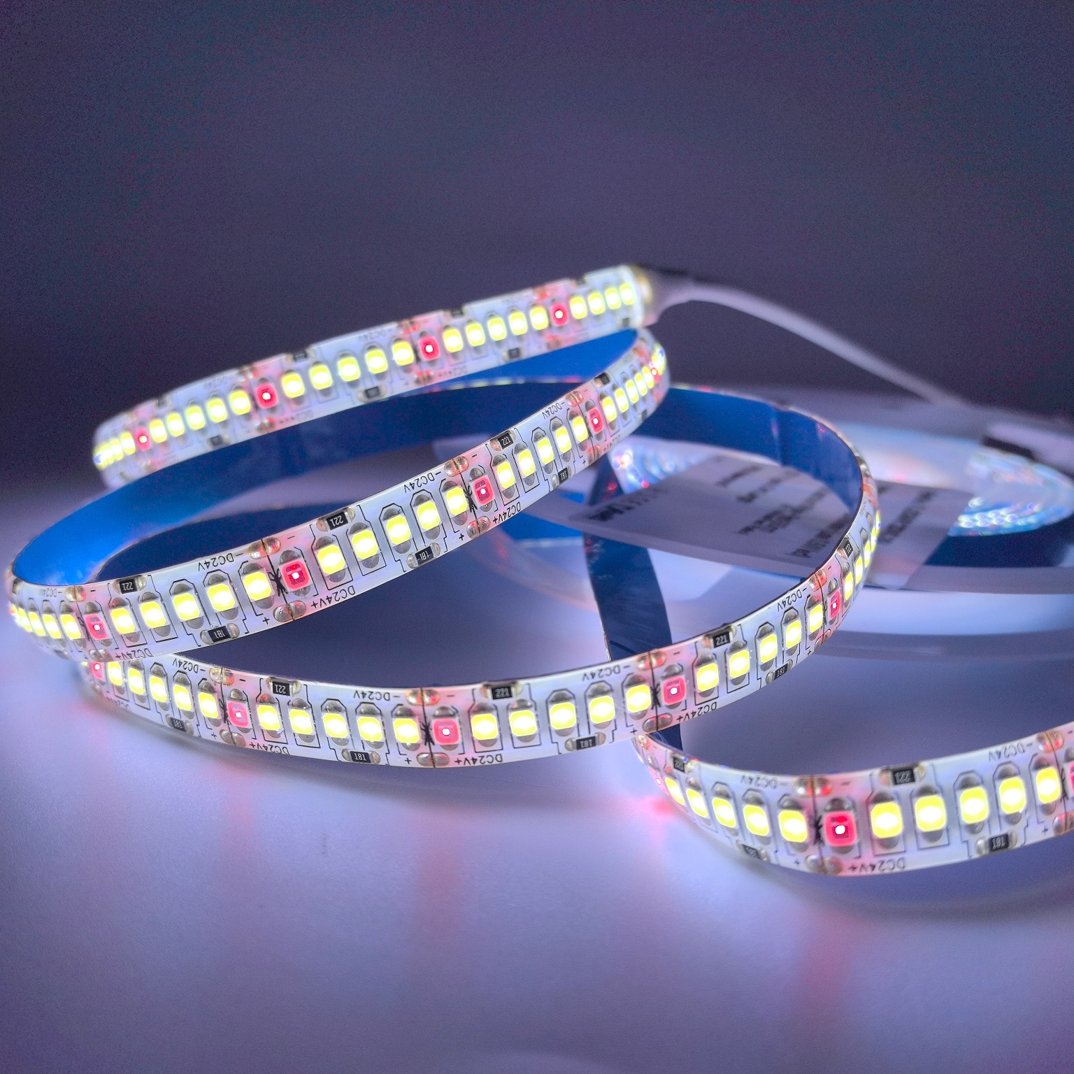 Full Spectrum IP65 Hydroponic Led Strip Grow Light with Red+Blue+White LEDs for Plant Growing & Bloom High CRI 90 10W
