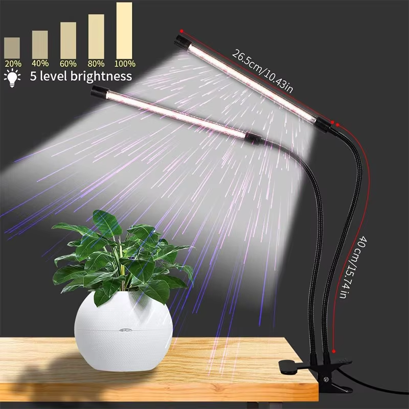 Full Spectrum LED Grow Light For Indoor Plants Dimmable Plant Growing Lamp With Timer For Hydroponic Greenhouse OEM Supplier