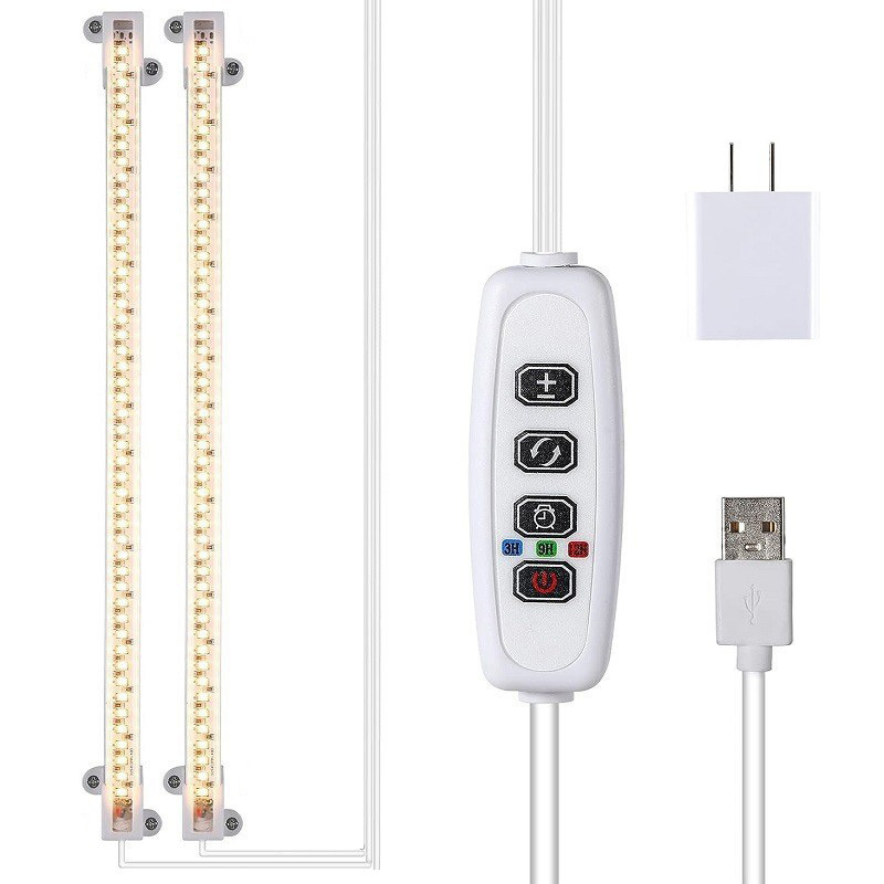 USB Timed Intelligent Dimming Solar Full-spectrum Flower Stand Plant Light Strip LED Plant Growth Lamp Supplementary Light