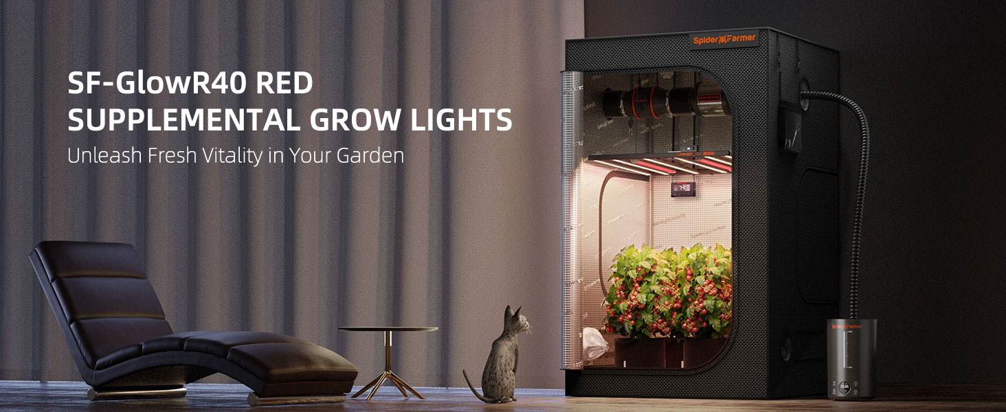 GlowR40 LED Grow Light Setup