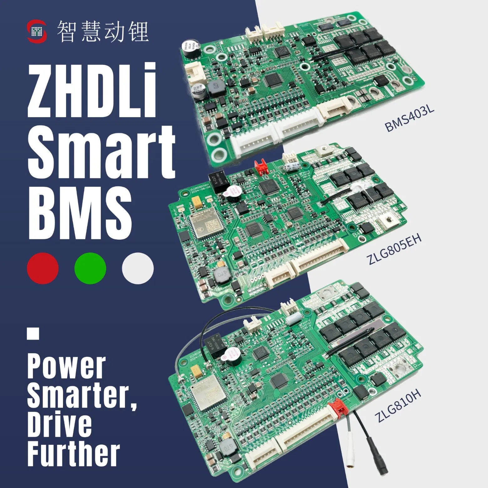 Reliable Passive Battery Management System Featuring Ntc and RS485