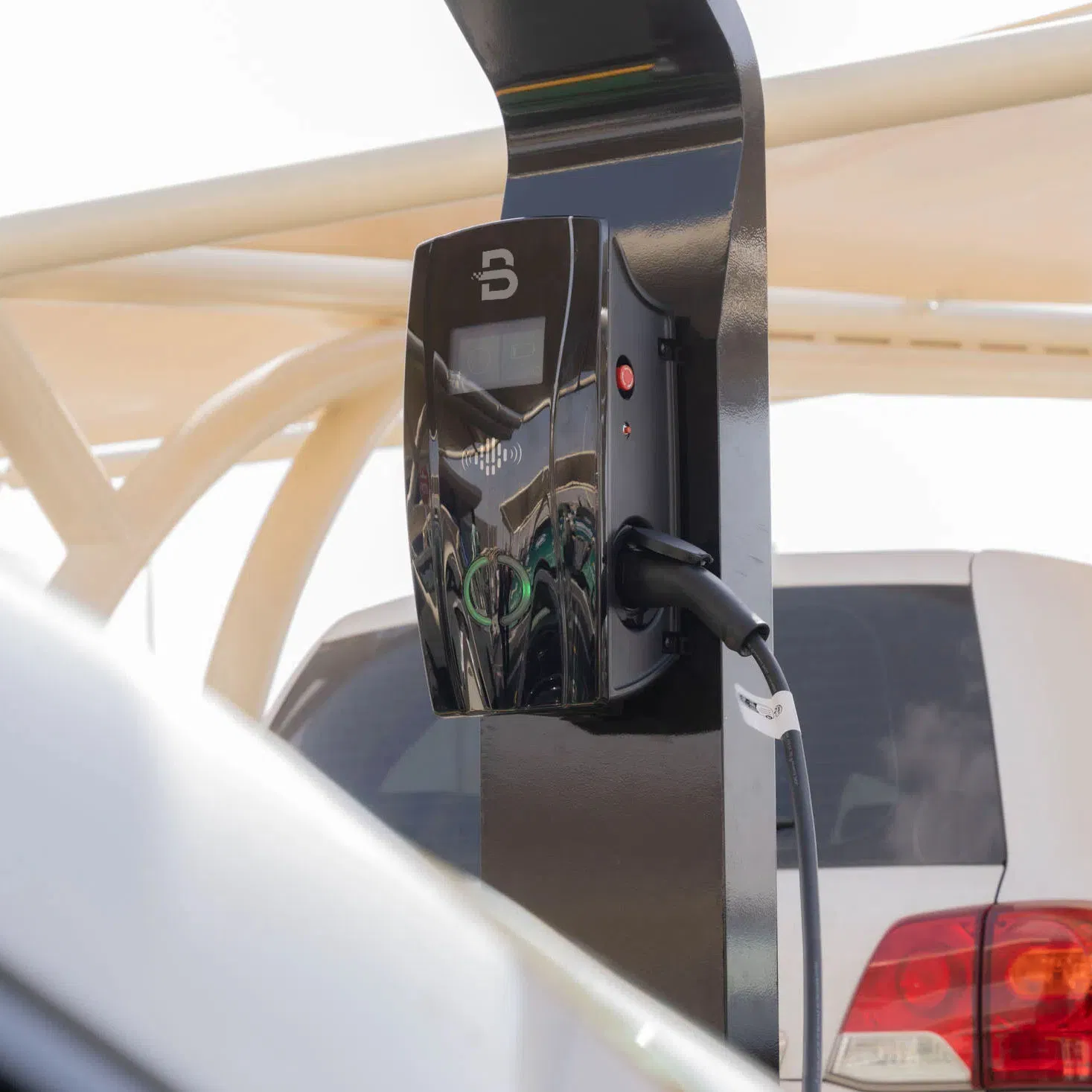 Factory Manufacturer Price Level 2 22kw*2 44kw Dual Socket Type 2 Gbt Smart AC Wall Mounted Eectric Vehicle Charging Station Charger