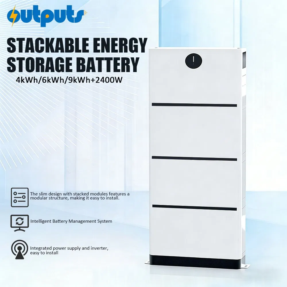Micro Stackable Power System All-in-One Unit 51.2V Small Space Solar Home Battery Storage