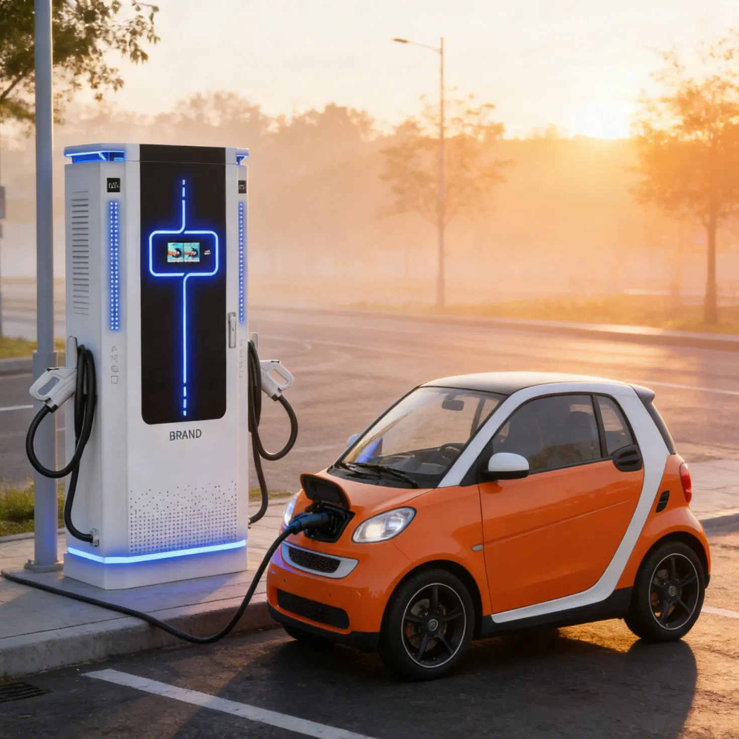 EV Charging Station Ocpp 80kw 120kw 160kw 200kw Electric Vehicle Charging Station CCS2 Byd Charging Station