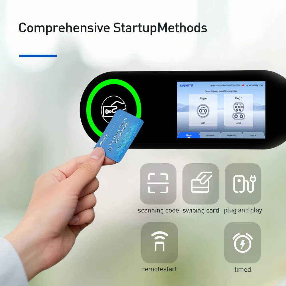 40kw DC Quick Electric Car Chargers CCS2 Single Gun Electric Vehicle Public Commercial Wallbox Fast EV Charging Stations