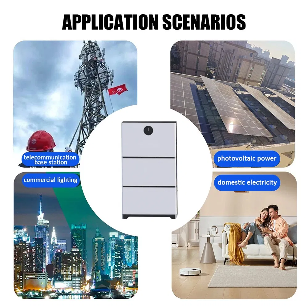 Micro Stackable Power System All-in-One Unit 51.2V Small Space Solar Home Battery Storage