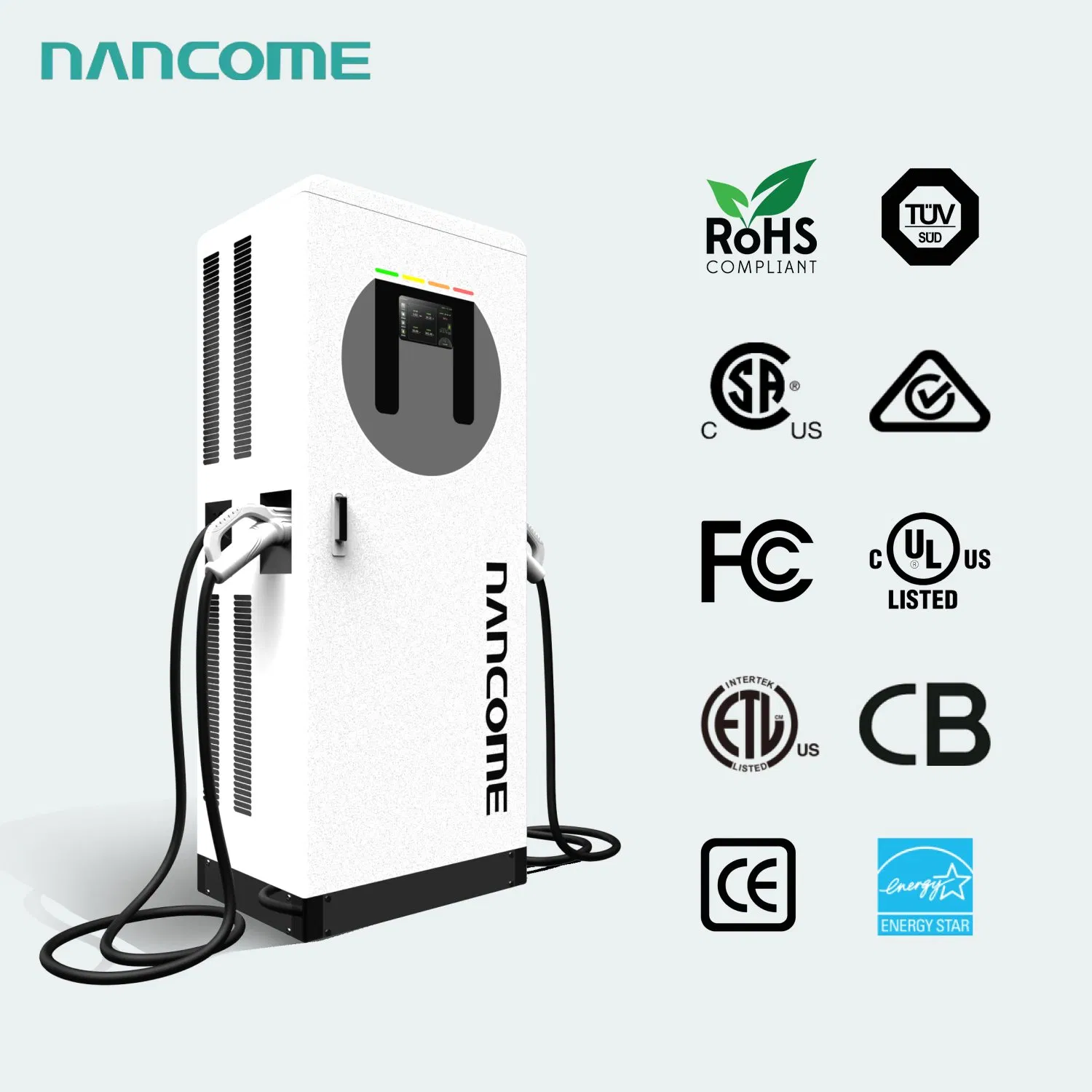 New Energy 60kw/120kw/160kw/240kw DC Fast Solar Electric Car Charging Station