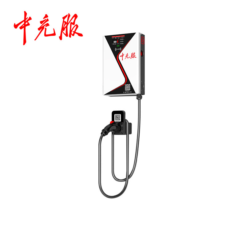 Zhongchongfu 7kw/14kw Single/Dual Gun Type 1 Type 2 for Evs with Low-Power Consumption Smart Regulation and AC Charging Stations 7 Kw Electric Car Wallbox