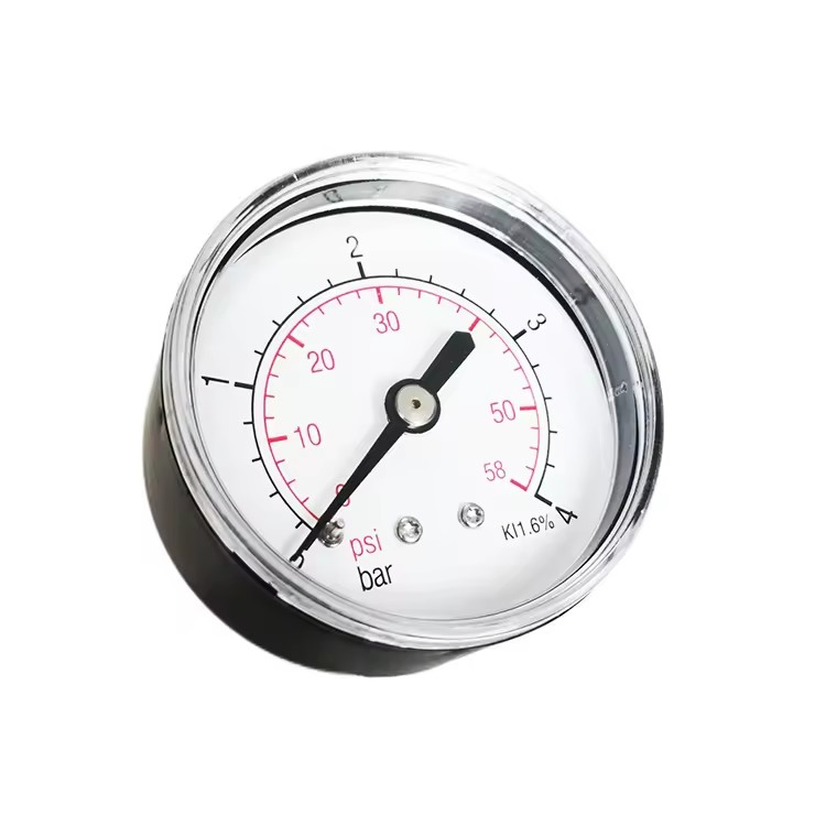 Air Compressor Pneumatic Hydraulic Fluid Pressure Gauge 13mm 1/4 Thread 0-180 Psi Capsule Manometer for Measuring